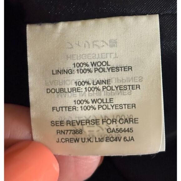 J. Crew Parke topcoat, tailored, classic, timeless, minimalist, city chic - Picture 8 of 8